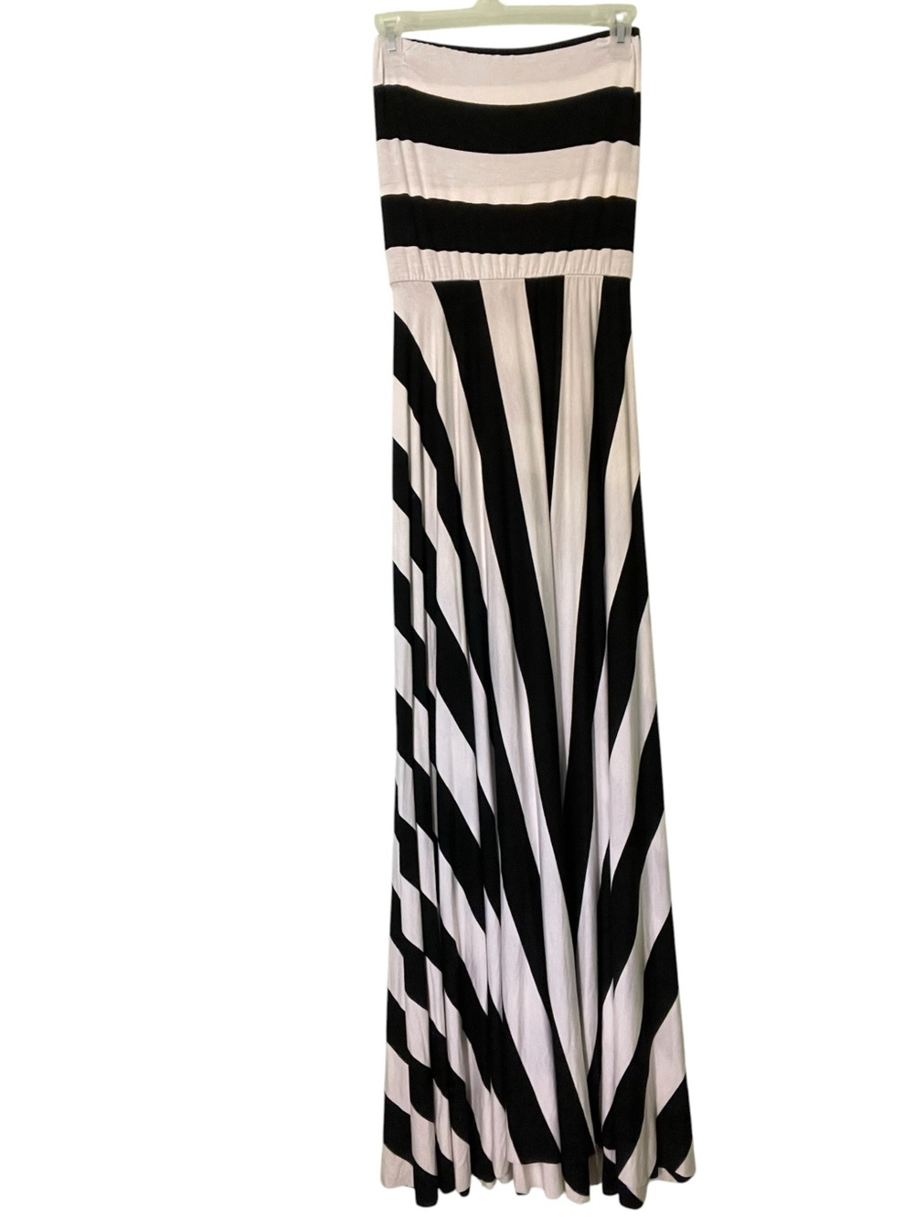 Elan stripped convertible, strapless maxi dress. Size small GUC - Picture 2 of 6